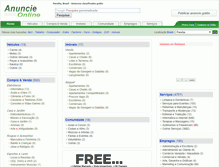 Tablet Screenshot of paraiba.anuncieonline.com.br