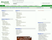 Tablet Screenshot of goias.anuncieonline.com.br