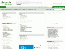 Tablet Screenshot of piaui.anuncieonline.com.br