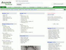 Tablet Screenshot of anuncieonline.com.br