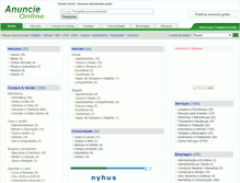 Tablet Screenshot of parana.anuncieonline.com.br