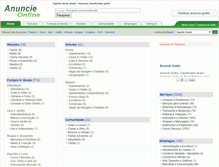 Tablet Screenshot of espirito-santo.anuncieonline.com.br